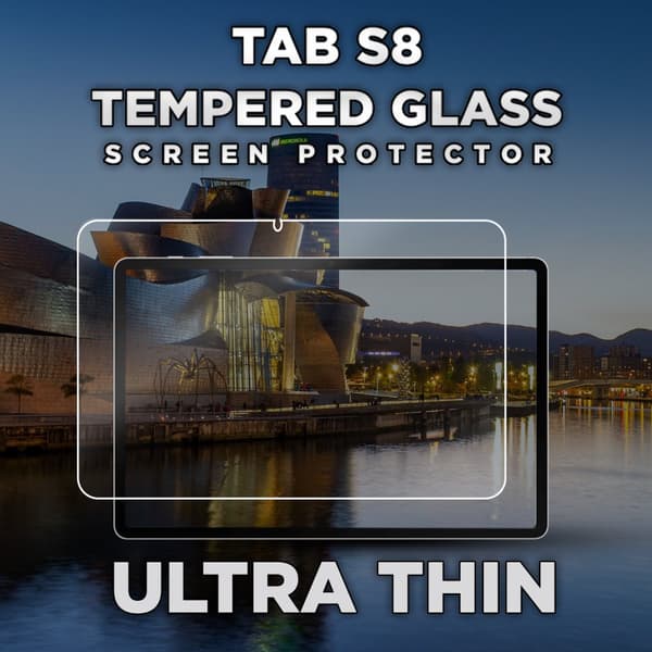 Samsung Galaxy Tab S8 - Härdat glas 9H-Super Kvalitet Skärmskydd