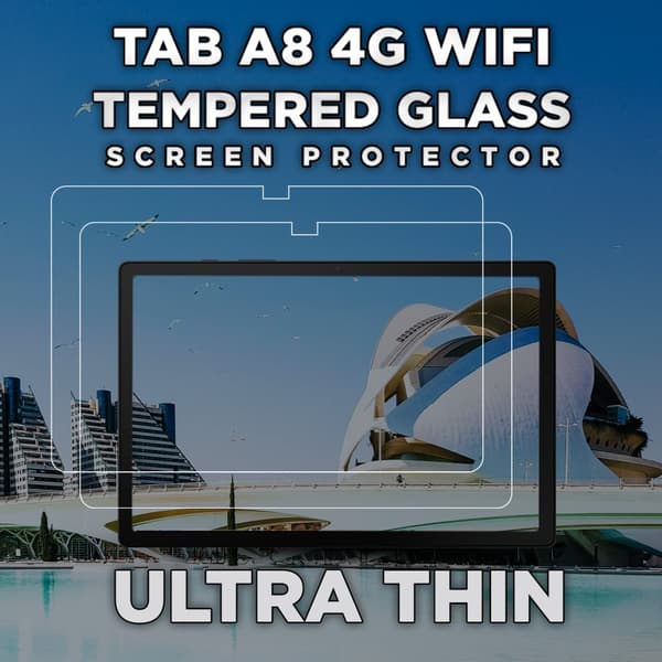 2-Pack Samsung Galaxy Tab A8 4G - Härdat glas 9H -Super Kvalitet