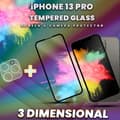 Miniatyrbild 4 av 5: 1-Pack iPhone 13 Pro - Skärmskydd & 1-Pack linsskydd - 9H Glas