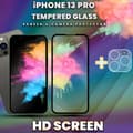 Miniatyrbild 2 av 5: 1-Pack iPhone 13 Pro - Skärmskydd & 1-Pack linsskydd - 9H Glas