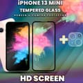 Miniatyrbild 2 av 5: 1-Pack iPhone 13 Mini - Skärmskydd & 1-Pack linsskydd - 9H Glas