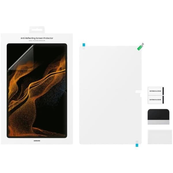 Skärmskydd - Samsung - Galaxy Tab S8 Ultra - Anti-glare - Flerlager - Rengöringssats ingår