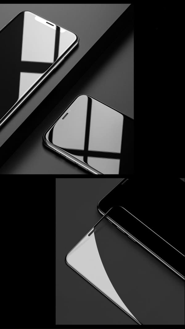Skærmbeskyttelse (6D curved/full) til iPhone 12 mini  5.4", sort, SERO