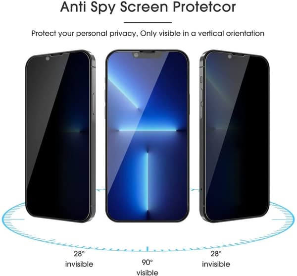 Xiaomi Redmi Note 11 Pro 5G, Privatliv Skærmbeskytter / Privacy Screen Protector, 2 PAK