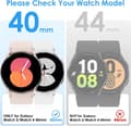 Miniatyrbillede 3 af 9: Samsung Galaxy Watch series 4/5-40mm-Shell med skærmbeskytter
