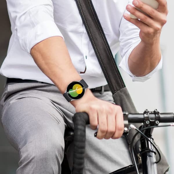 Samsung Galaxy Watch series 4/5-44mm-Shell med skærmbeskytter