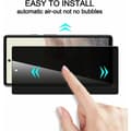 Miniatyrbild 6 av 8: 2-PACK Google Pixel 6A Privacy Härdat glas 0.26mm 2.5D 9H