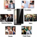 Miniatyrbild 7 av 8: 2-PACK Google Pixel 6A Privacy Härdat glas 0.26mm 2.5D 9H