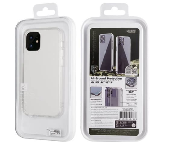 IPhone cover, vandafvisende, iPhone 12/12 Pro (6.1"), transparent, Sero