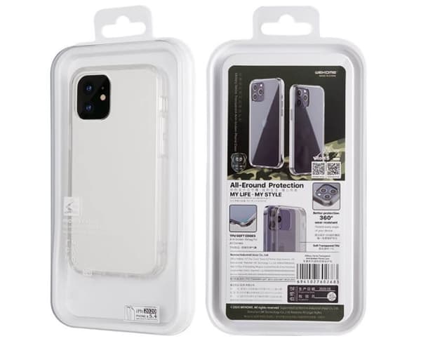 IPhone cover, vandafvisende, iPhone 12 mini (5.4"), transparent, Sero