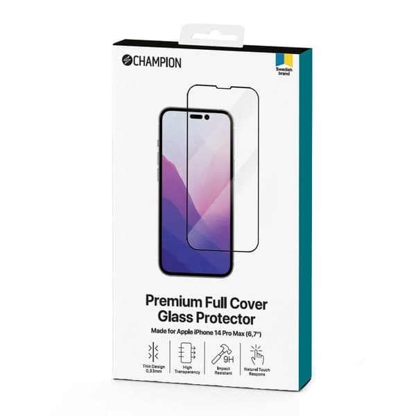 Skjermbeskytter iPhone 14 Pro Max Svart