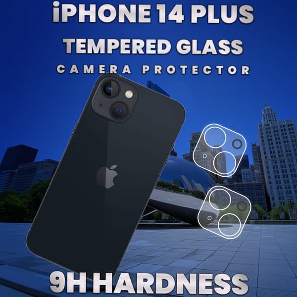 2-Pack Iphone 14 Plus Linsskydd - 9H Härdat Glas - Super 3D