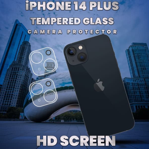 2-Pack Iphone 14 Plus Linsskydd - 9H Härdat Glas - Super 3D