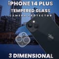 Miniatyrbild 4 av 5: iPhone 14 Plus Linsskydd - 9H Härdat Glas- Super 3D Linsskydd