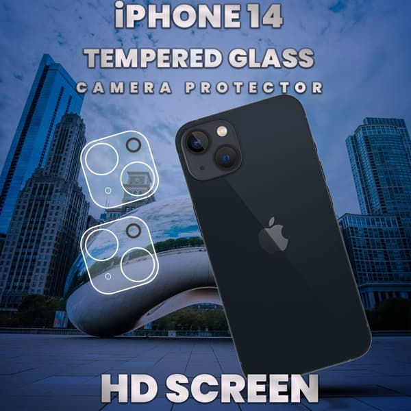 2-Pack Iphone 14 Linsskydd - 9H Härdat Glas- Super 3D
