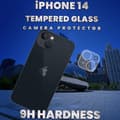 Miniatyrbild 3 av 5: iPhone 14 Linsskydd - 9H Härdat glas- Super kvalitet 3D