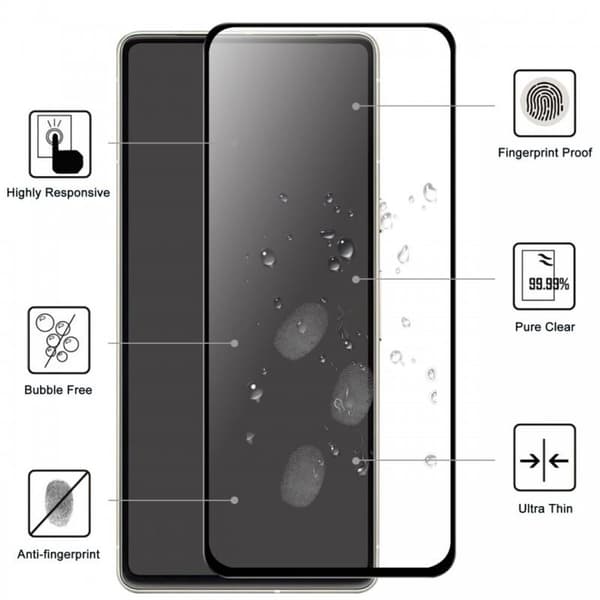 Google Pixel 7 Pro FullFrame 0,26mm 3D 9H herdet glass