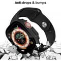 Miniatyrbild 6 av 8: 2-PACK Apple Watch Ultra 1/2 (49mm) Stötdämpande Skal 9H Härdat Glas 2in1