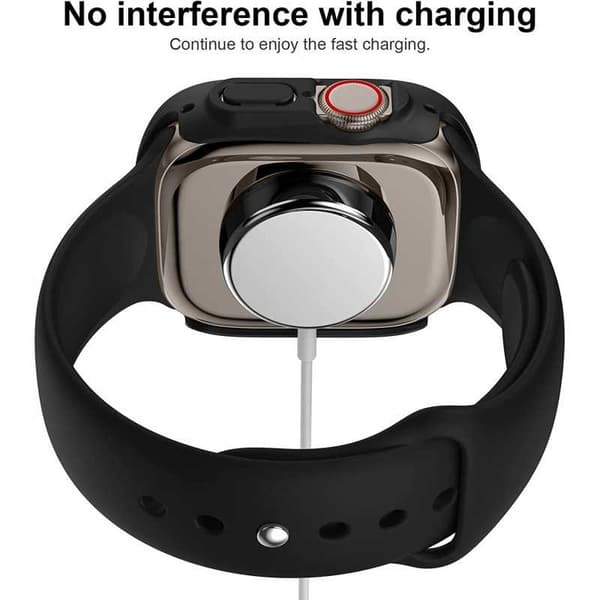 2-PACK Apple Watch Ultra 1/2 (49mm) Stötdämpande Skal 9H Härdat Glas 2in1