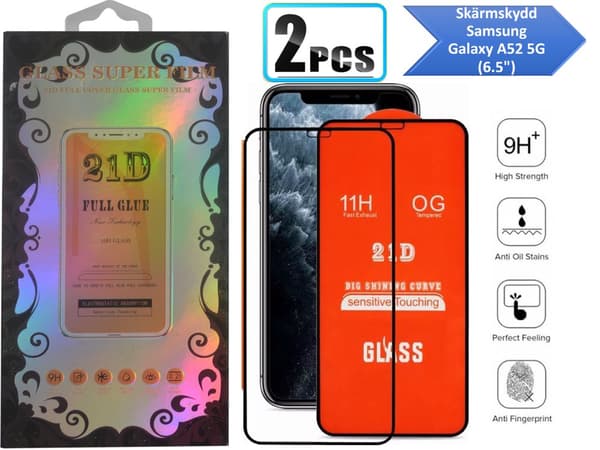 2-PACK- 21D Skärmskydd Samsung Galaxy