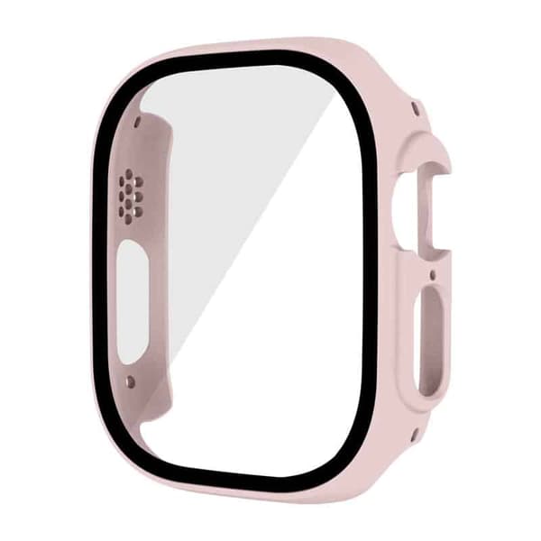 Kansi lasikuorella Apple Watch Ultra (49mm) - Vaaleanpunainen