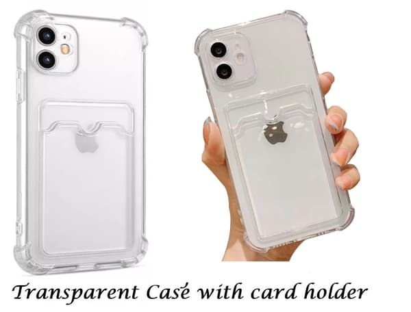 Iphone 14: 2 i 1 combo: Skærmbeskytter (1 Pakke) og etui med pungkortholder  (1 pakke)