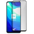 Miniatyrbild 2 av 4: Film Xiaomi Mi 10 Lite härdat glas Fasad Akashi Transparent svart kontur Svart