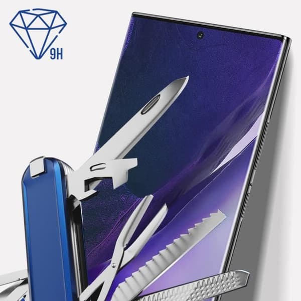 Galaxy Note 20 Ultra Tempered Glass 9H Hardglass Max Fingerprint 3mk Film Black