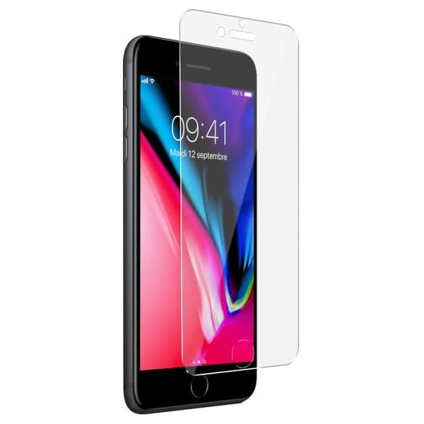 Skyddfilm - AVIZAR - iPhone 8 / 7 / 6S / 6 - Flexibel latex - Transparent - Stöt resistent