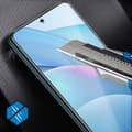 Miniatyrbild 3 av 4: Film Xiaomi Mi 10T Lite Skärmskydd Latex Flexibelt Slitstarkt Transparent