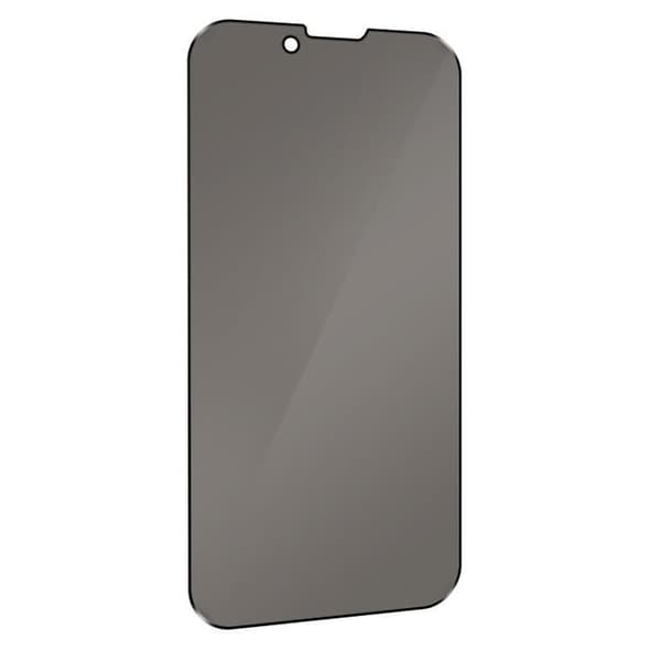 Film iPhone 13 Mini Anti-spion härdat glas 9H Anti-fingeravtryck Svart