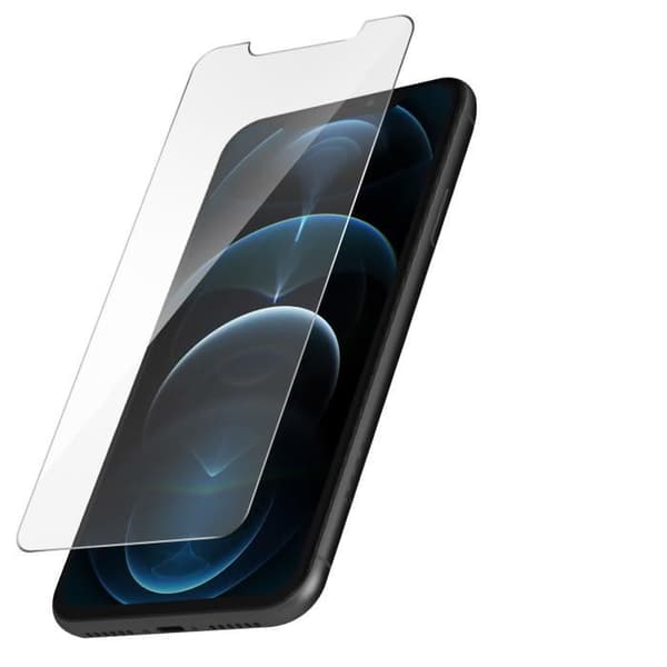 iPhone 12 / 12 Pro Film Premium härdat glas högkvalitativt 9H Jaym - Transparent Vit