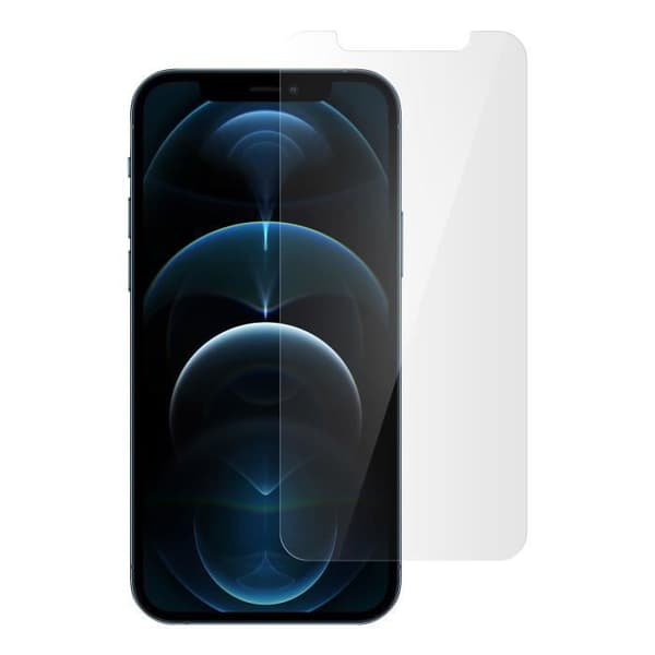 iPhone 12 / 12 Pro Film Premium härdat glas högkvalitativt 9H Jaym - Transparent Vit