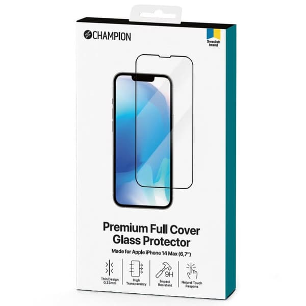 Skjermbeskytter iPhone 13 Pro Max/14 Plus Sort