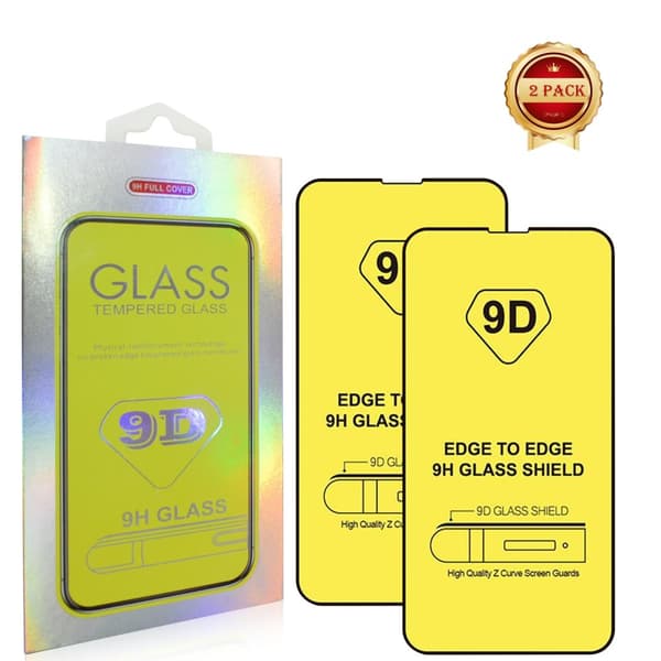 2-PAK- Samsung Galaxy A22 5G  (6.6 tommer)Skærmbeskytter, 9D hærdet glas