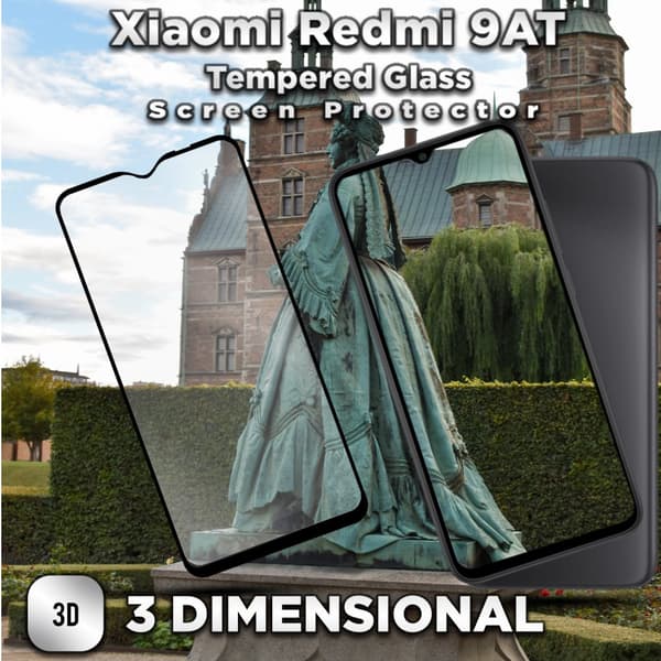 Xiaomi Redmi 9AT - Härdat Glas 9H - Super kvalitet 3D Skärmskydd