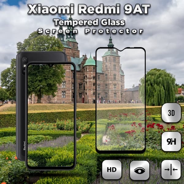 Xiaomi Redmi 9AT - Härdat Glas 9H - Super kvalitet 3D Skärmskydd