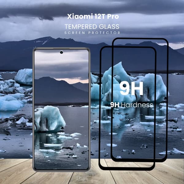 2-Pack Xiaomi 12T Pro - Härdat Glas 9H - Super kvalitet 3D Skärmskydd