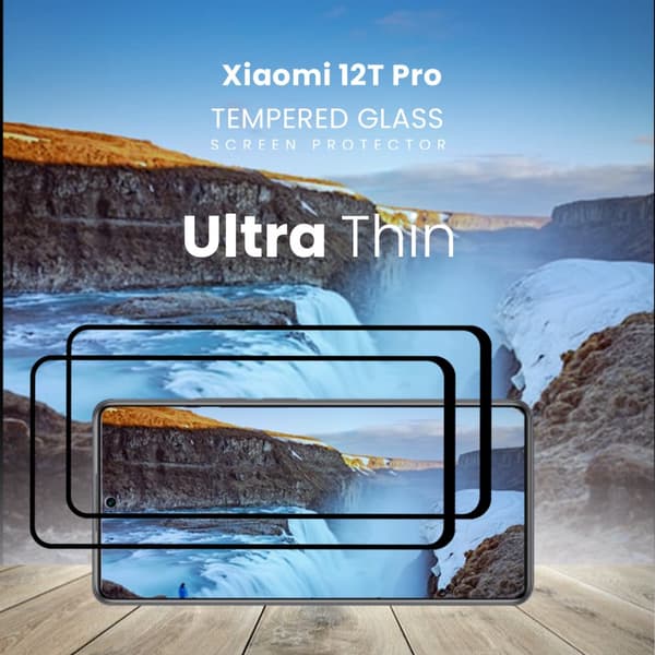 2-Pack Xiaomi 12T Pro - Härdat Glas 9H - Super kvalitet 3D Skärmskydd