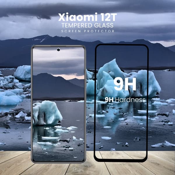 Xiaomi 12T - Härdat Glas 9H - Super kvalitet 3D Skärmskydd