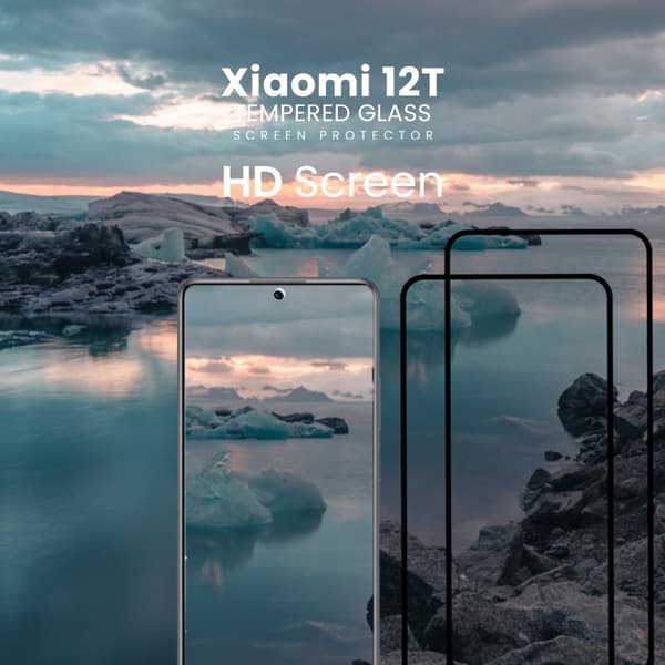 2-Pack Xiaomi 12T - Härdat Glas 9H - Super kvalitet 3D Skärmskydd