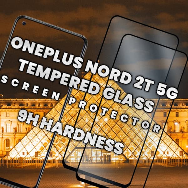 2-Pack OnePlus Nord 2T 5G - Härdat Glas 9H - Super kvalitet 3D Skärmskydd