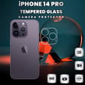 Miniatyrbild 1 av 5: iPhone 14 Pro Linsskydd - 9H Härdat glas - Super kvalitet 3D Linsskydd