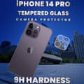 Miniatyrbild 3 av 5: iPhone 14 Pro Linsskydd - 9H Härdat glas - Super kvalitet 3D Linsskydd