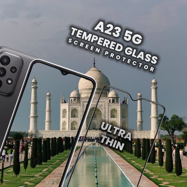 Samsung Galaxy A23 5G - Härdat Glas 9H - Super Kvalitet 3D Skärmskydd