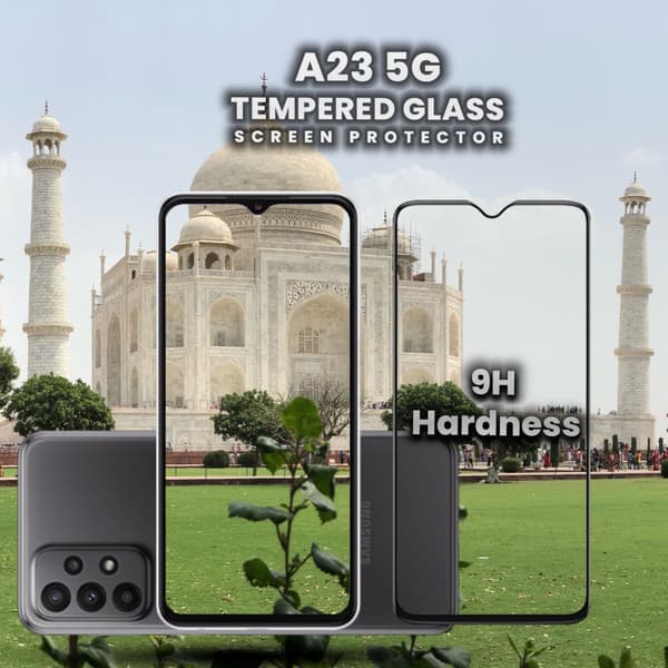 Samsung Galaxy A23 5G - Härdat Glas 9H - Super Kvalitet 3D Skärmskydd
