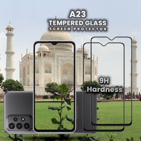 2-Pack Samsung Galaxy A23 - Härdat Glas 9H - Super Kvalitet 3D