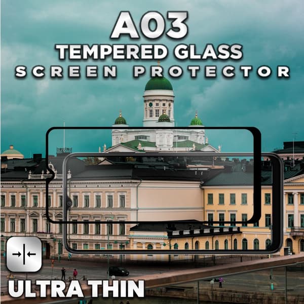 Samsung Galaxy A03 - Härdat Glas 9H - Super Kvalitet 3D Skärmskydd