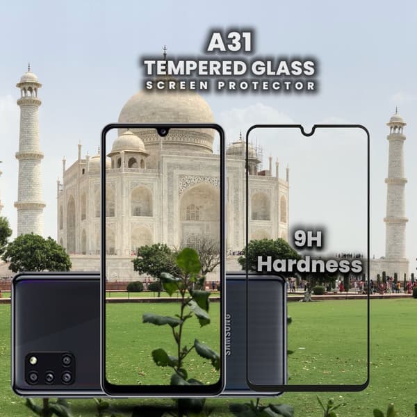 Samsung Galaxy A31 - Härdat Glas 9H-Super Kvalitet 3D Skärmskydd
