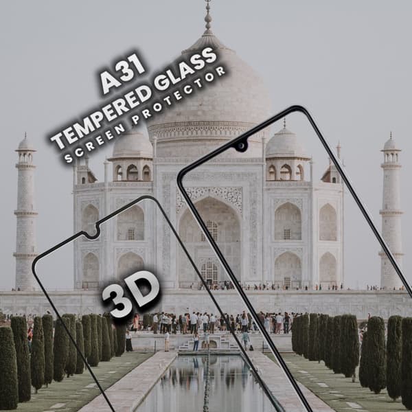 Samsung Galaxy A31 - Härdat Glas 9H-Super Kvalitet 3D Skärmskydd